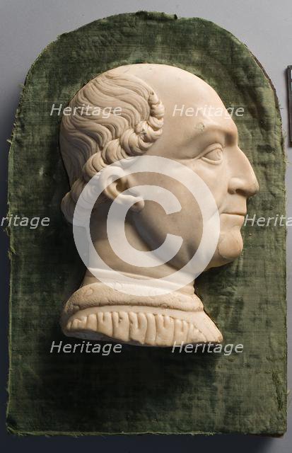 Portrait of Francesco Sforza and Frame, 1450-1499. Creator: Unknown.