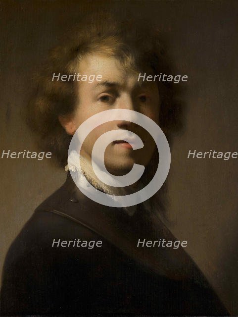 Portrait of Rembrandt with a Gorget , c. 1629. Creator: Rembrandt van Rhijn, (School)  .