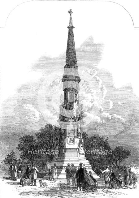 The monument to the late Sir George Cornewall Lewis at New Radnor, 1864. Creator: Unknown.