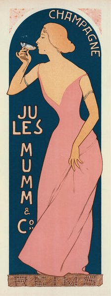 Champagne Jules Mumm , 1898. Creator: Réalier-Dumas, Maurice (1860-1928).