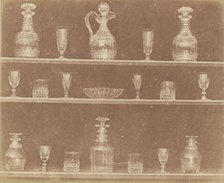 Articles of Glass, before June 1844. Creator: William Henry Fox Talbot.