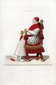 Pope Sixtus IV, 1471-1484, (1843).Artist: Henry Shaw