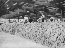 'The making of khaki - Wool blending', 1915. Artist: Unknown.