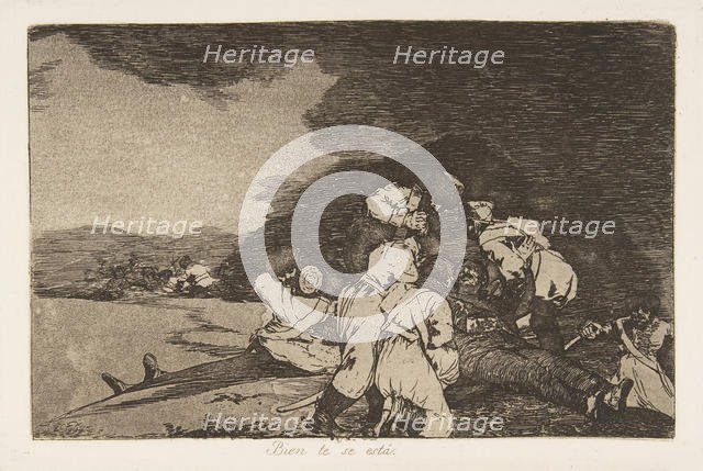 Plate 6 from 'The Disasters of War' (Los Desastres de la Guerra): 'It ser..., 1810 (published 1863). Creator: Francisco Goya.