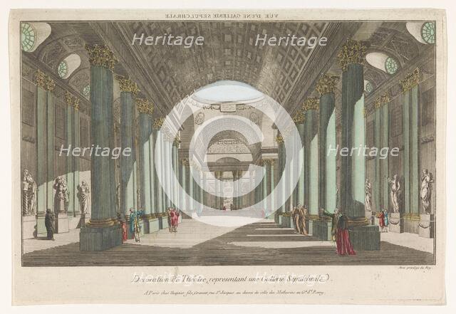 View of a gallery of sepulchral images, 1735-1805. Creator: Unknown.