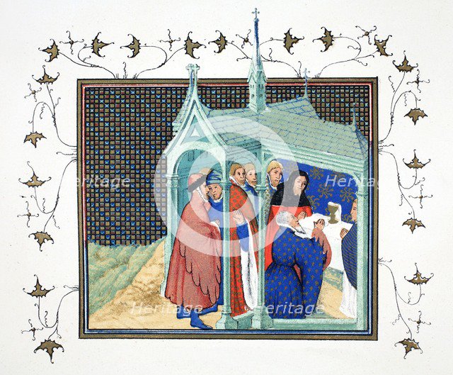 The Earl of Northumberland at High Mass in the Chapel at Conway castle, 19th Century.