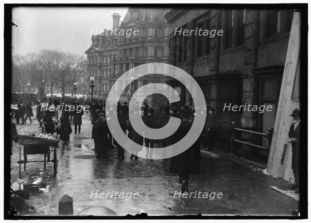 Street Scene near 17th Street And State, War & Navy Building, Washington, DC, between 1913 and 1918. Creator: Harris & Ewing.