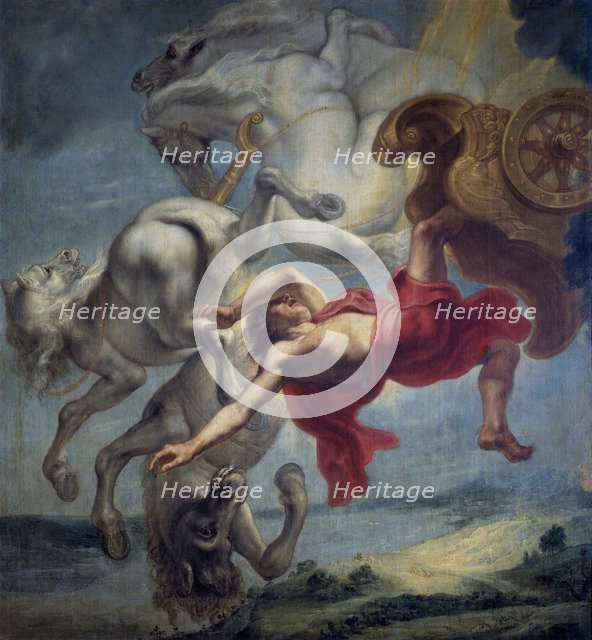 The fall of Phaeton, End of 17th cen.. Artist: Eyck, Jan Carel van (1649-1690s)