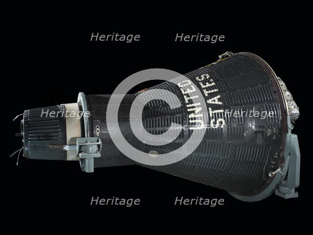 Capsule, Mercury #15B, ca. 1963. Creator: McDonnell Aircraft Corp..