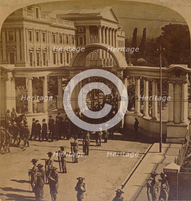 Funeral procession of the late Rt. Hon. Cecil Rhodes, 1902. Artist: Works and Studios