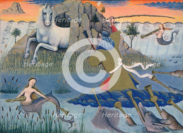 'Love's Game of Chess - Neptune strikes a rock', 1937. Artist: Emile- Aurele Van Moe.