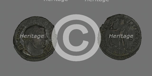 Follis (Coin) Portraying Emperor Licinius, 313. Creator: Unknown.