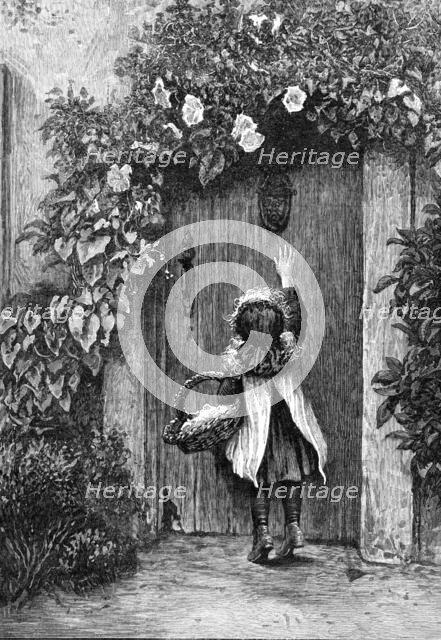 "Not Tall Enough!" by Arthur Hopkins...Royal Society of Painters in Water Colours, 1881. Creator: Unknown.