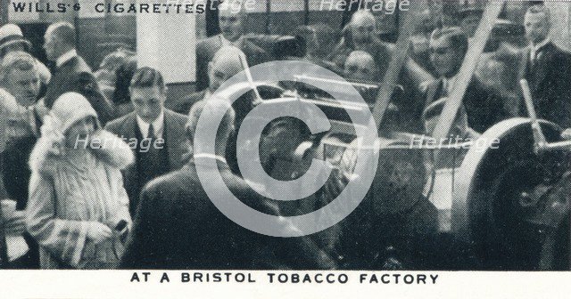 'At a Bristol Tobacco Factory', 1928 (1937). Creator: Unknown.