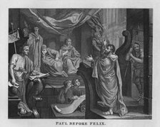 'Paul Before Felix', 1807, (1827). Creator: Thomas Cook.