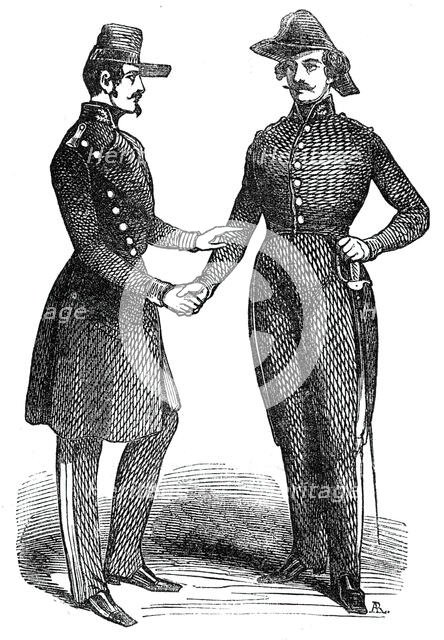 Pupils of the Polytechnic School at Paris, 1844.  Creator: Unknown.