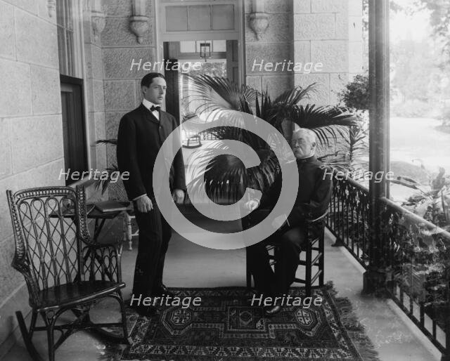 Ruggles, Gen. and son (Soldier's Home), between 1890 and 1910. Creator: Unknown.