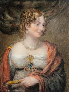 Portrait of Anne Law (née Towry), 1st Lady Ellenborough, c. 1821. Creator: John Linnell (British, 1792-1882).