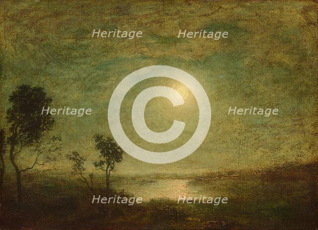 Moonlight, 1886/1895. Creator: Ralph Blakelock.