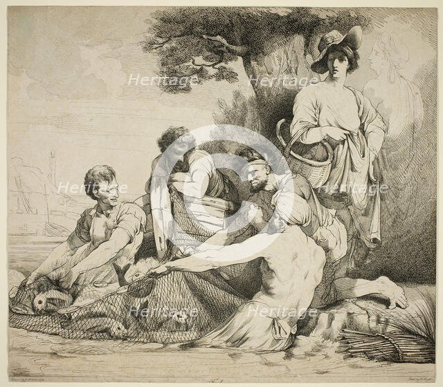 Fishermen, 1880. Creator: Robert Blyth.