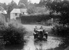 BSA 3-wheeler, B&HMC Brighton-Beer Trial, Windout Lane, near Dunsford, Devon, 1934. Artist: Bill Brunell.