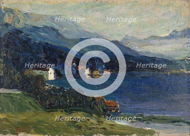 Lake Kochel, c. 1902. Artist: Kandinsky, Wassily Vasilyevich (1866-1944)