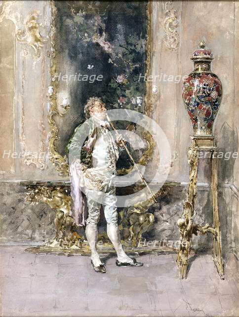 The Rare Vase, 1870. Creator: Mariano Jose Maria Bernardo Fortuny y Carbo.