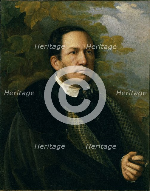 Portrait of Valeryan Zhadovsky, 1843. Artist: Lavrov, Nikolai Andreevich (1820-1875)