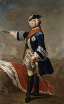 Portrait of Frederick II of Prussia (1712-1786), 1746.