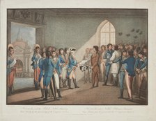 Kosciusko and the Polish Nobles obtaining their Liberty by the generosity of the Emperor..., 1801. Creator: Gaugain, Thomas (1756-1810).