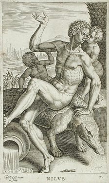 Nilus, 1586. Creator: Philip Galle.