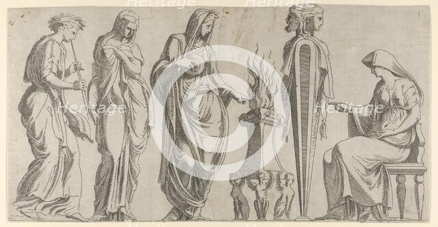 A Sacrifice, mid-16th century. Creator: Leon Davent.