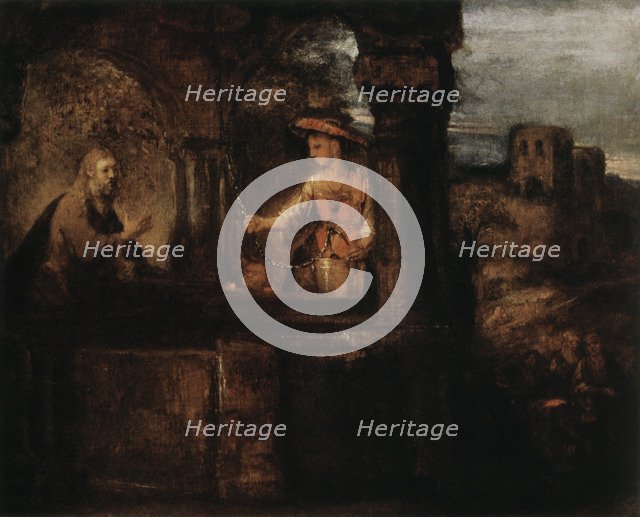 'Christ and the Woman of Samaria', 1659.  Artist: Rembrandt Harmensz van Rijn    