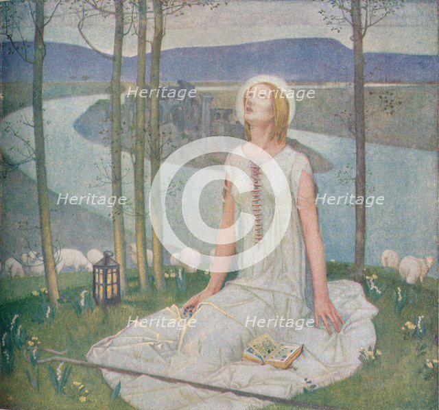 'L'Enfance De Jeanne D'Arc', c1918, (1919). Artist: Edward Reginald Frampton.