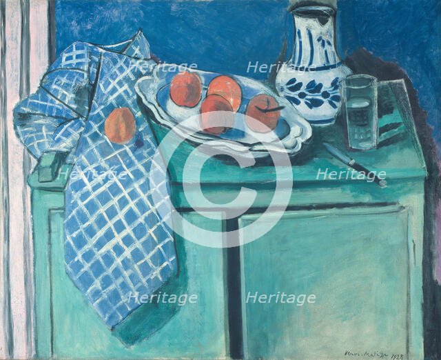 Still Life with Green Buffet, 1928. Creator: Henri Matisse.