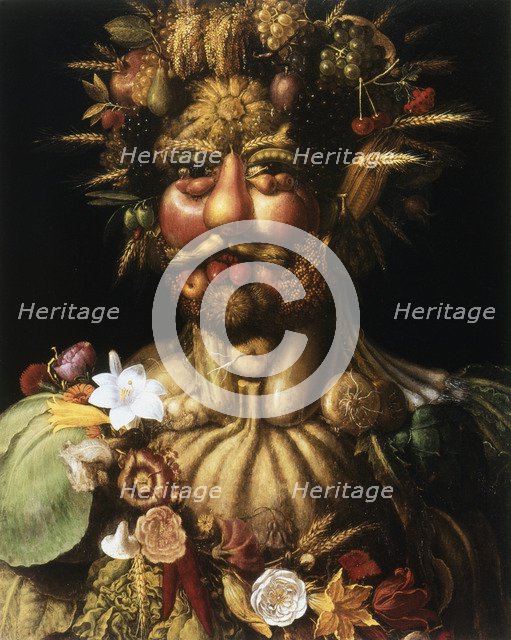 'Vertumnus - Rudolf II', c1590. Artist: Giuseppe Arcimboldi