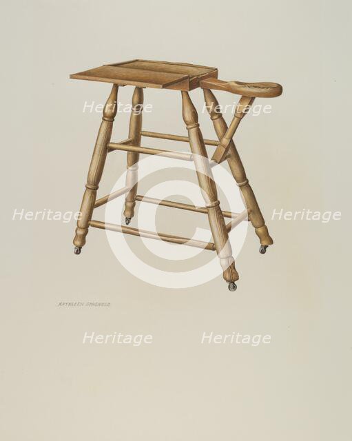 Saddler's Work Bench, 1939. Creator: Kathleen Spagnolo.