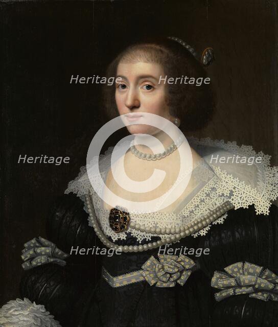Portrait of Amalia van Solms (1602-75), in or after c.1632. Creator: Unknown.