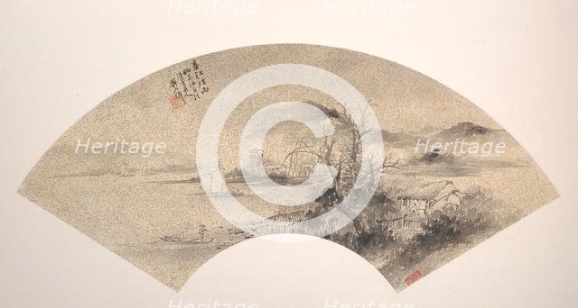 Misty Rain on the River in Spring. Creator: Wu Shixian.