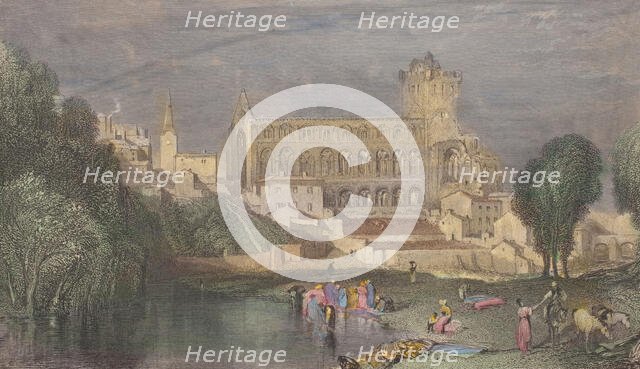 Jedburgh Abbey, 1833. Creator: Robert Brandard.