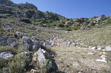 A theatre in Kassope, Greece. Artist: Samuel Magal