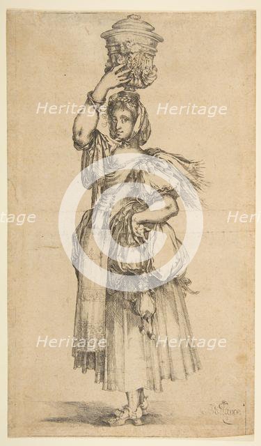 Gardener, from Hortulanae series. Creator: Jacques Bellange.