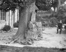 The Blowing Stone, Kingston Lisle, Oxfordshire, c1860-c1922. Artist: Henry Taunt