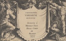 Title to Topographia Variarum Regionum, 1614. Creator: Simon Wynhoutsz Frisius.