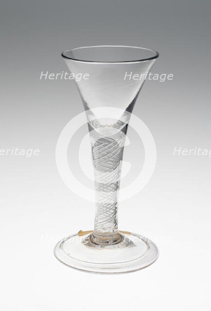 Wine Glass, England, c. 1730/50. Creator: Unknown.