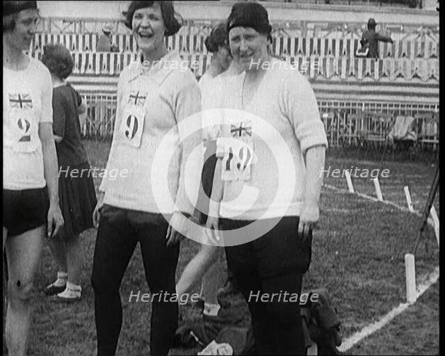 Female British Athletes at the Women's World Games, 1922. Creator: British Pathe Ltd.