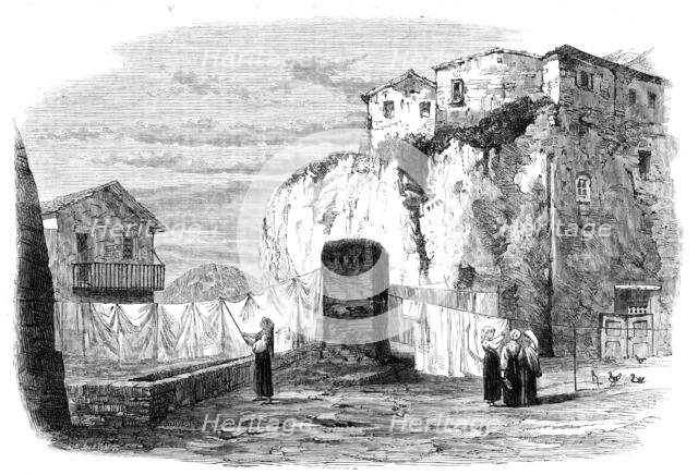 The Tarpeian Rock, Rome, 1864. Creator: Mason Jackson.