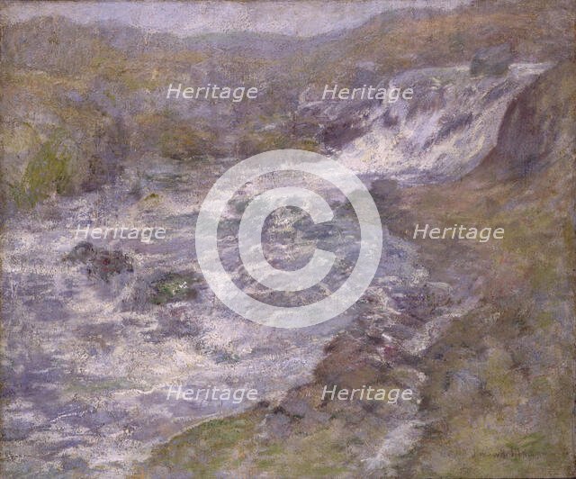 The Torrent, ca. 1900. Creator: John Henry Twachtman.
