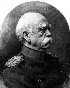 Prince Bismarck, late Prussian Minister of Foreign Affairs and Chancellor of the German Empire, 1890 Creator: Unknown.
