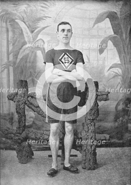 Portrait of the athlete George Crossland, 1896.  Creator: GC Melville.